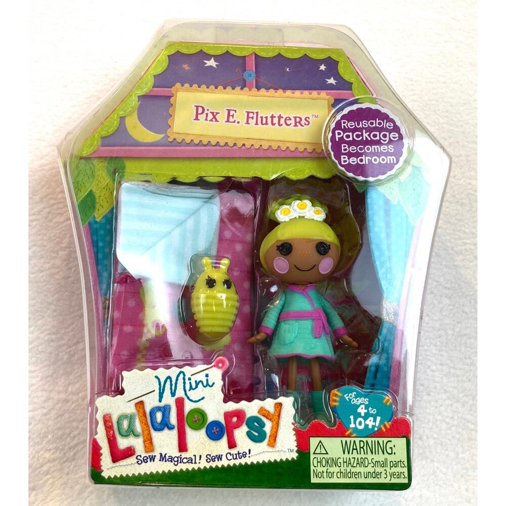 Lalaloopsy Mini Doll Pix E Flutters New in Sealed Package